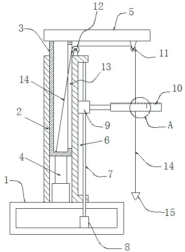 一種建筑工程垂直度檢測裝置的制作方法