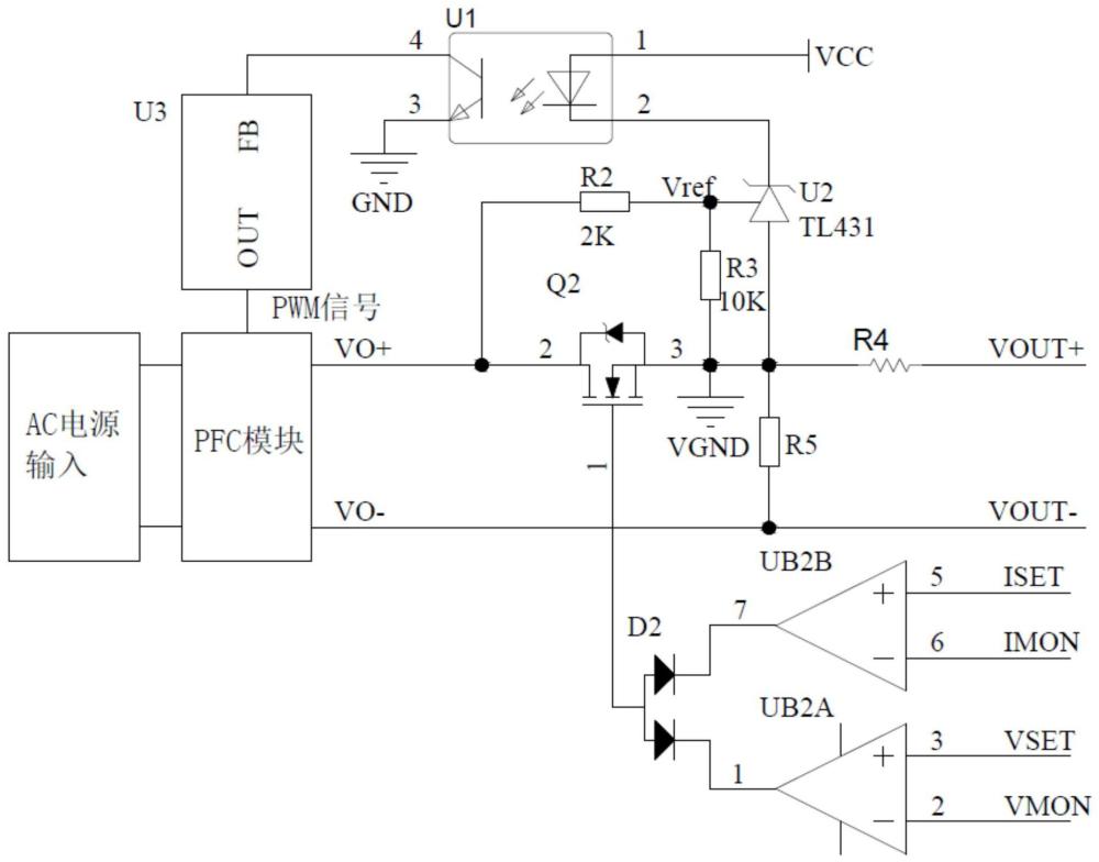 自適應(yīng)壓降的直流電源電路、直流電源及電源測(cè)試系統(tǒng)的制作方法