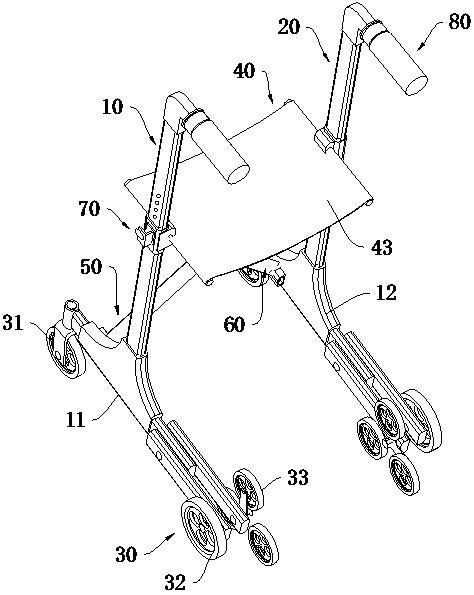 一種可折疊助行車的制作方法