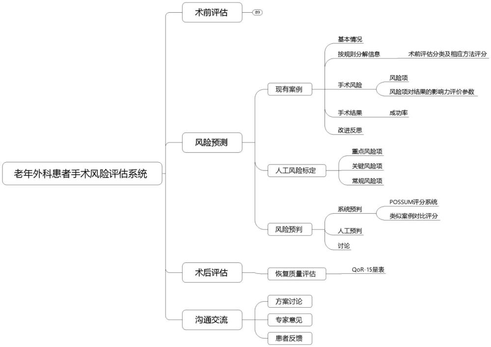 一種老年外科患者手術(shù)風(fēng)險評估系統(tǒng)