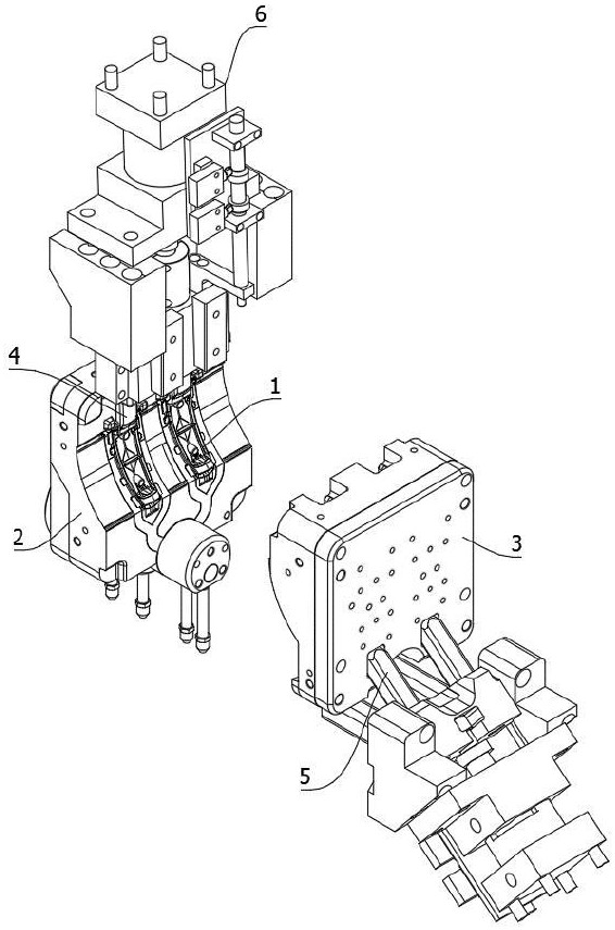 一種航空耳機外殼壓鑄模具的制作方法