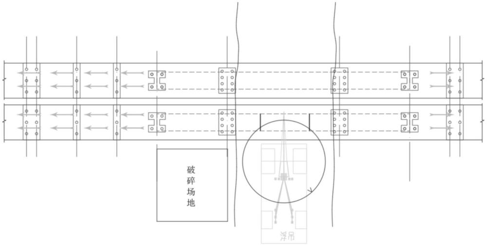 一種內(nèi)河通航航道上連續(xù)梁老橋拆除施工方法與流程