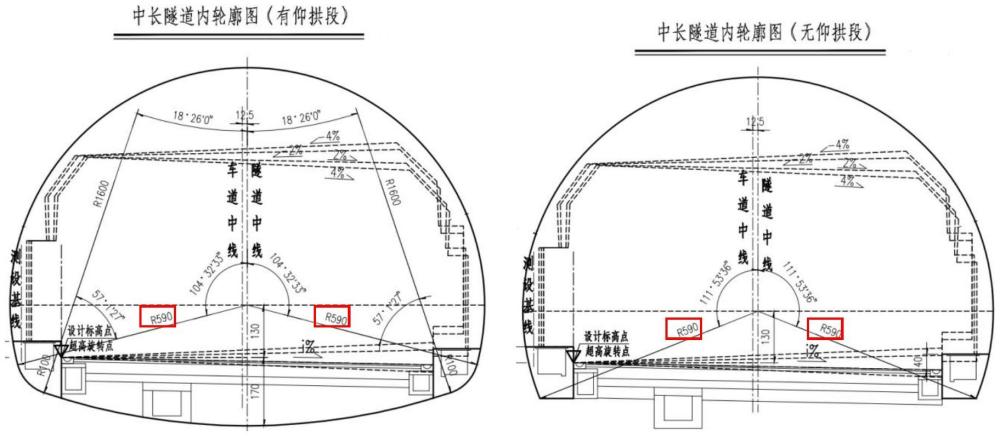 一种适用于曲线隧道二衬台车钢模板设计精确的计算方法与流程