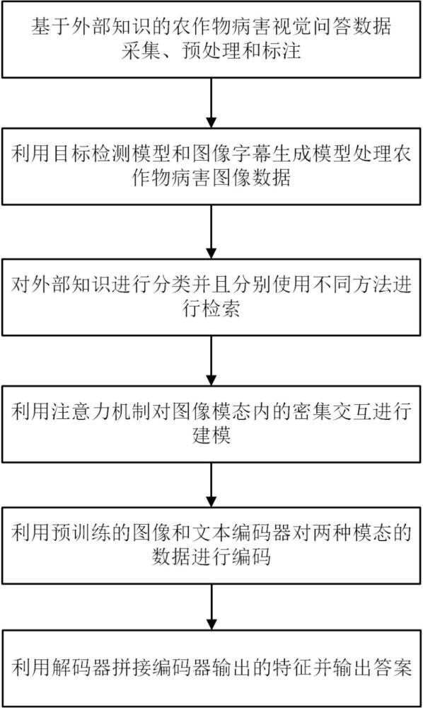 引入外部知識的農作物病害視覺問答方法、系統及設備