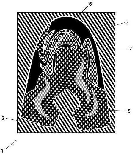 一種具有局部透明凸起區域的凹凸經編網布及其制作方法與流程