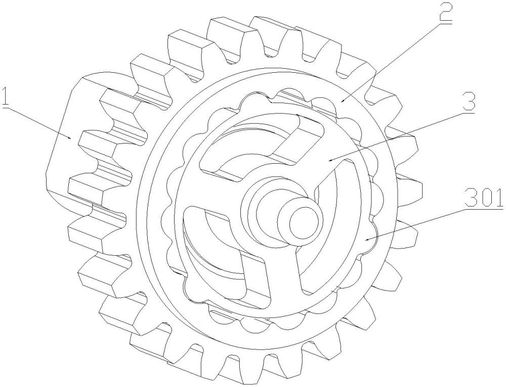 一種步進(jìn)電機(jī)齒輪箱離合機(jī)構(gòu)及齒輪箱的制作方法