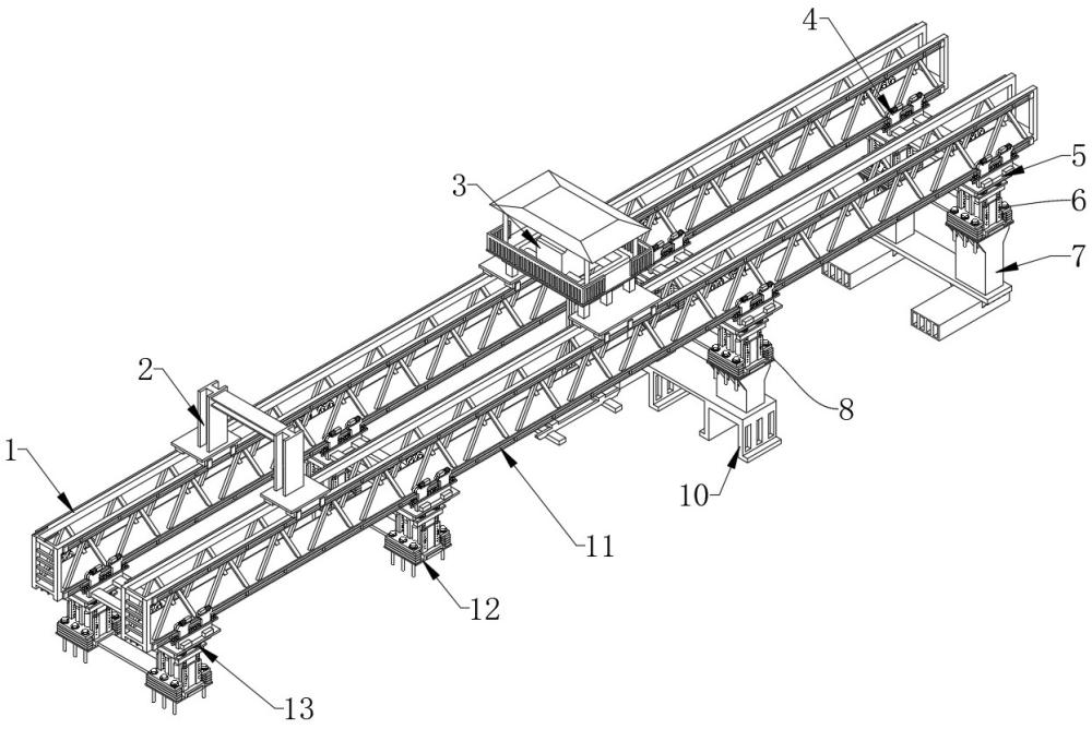 一種節(jié)段拼接式架橋機的制作方法