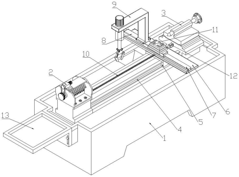 一種具有自動送料功能的數控車床的制作方法