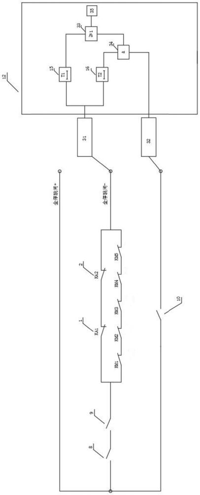 一種變壓器故障判斷回路及跳閘控制回路的制作方法