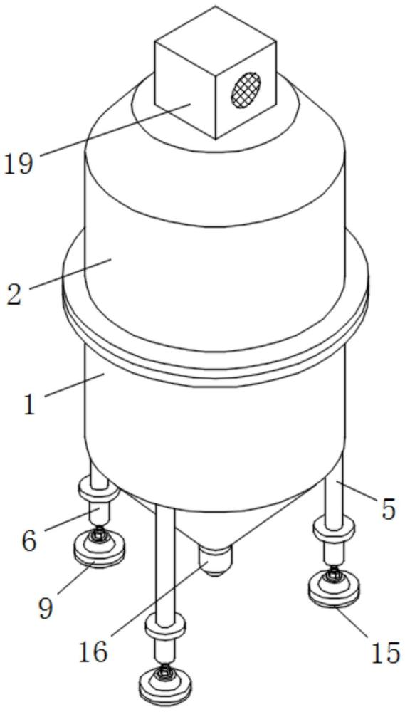 一種口服液加工用緩沖罐的制作方法