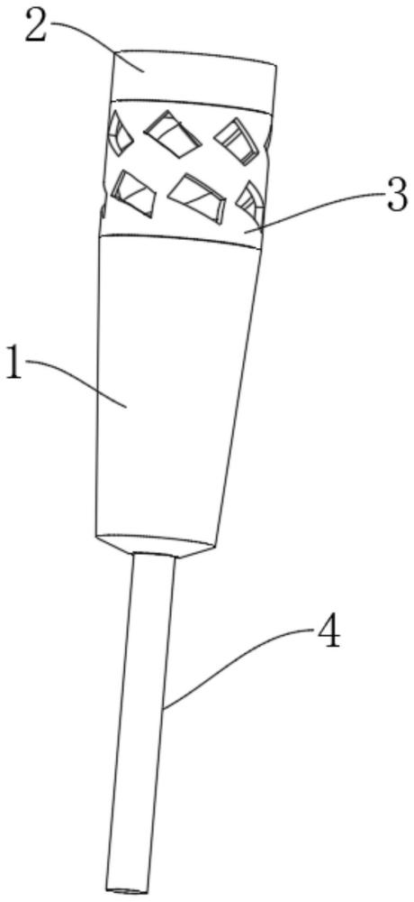 一種可掛魚鉤的鏤空尾竿的制作方法