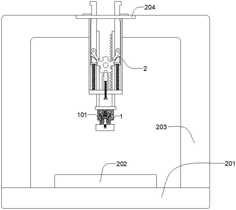 一種打釘機的可調節模具的制作方法