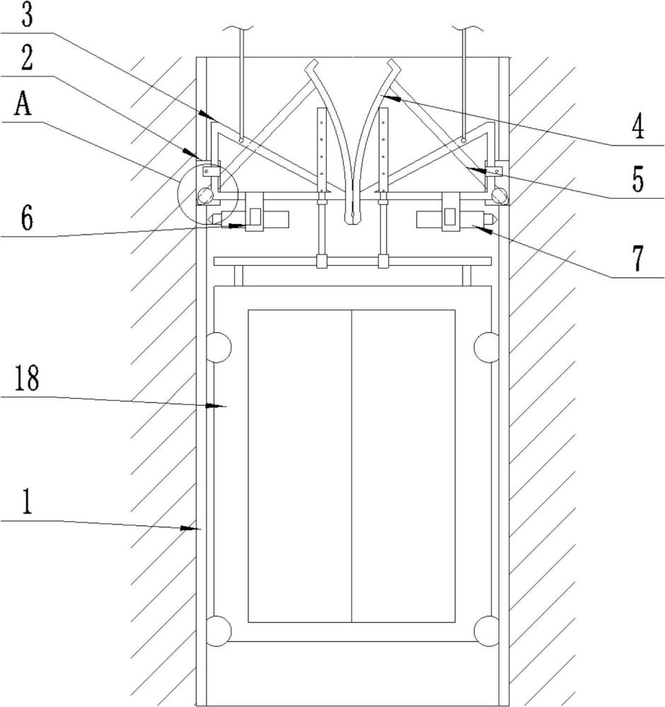 一種電梯防墜落制動結構的制作方法