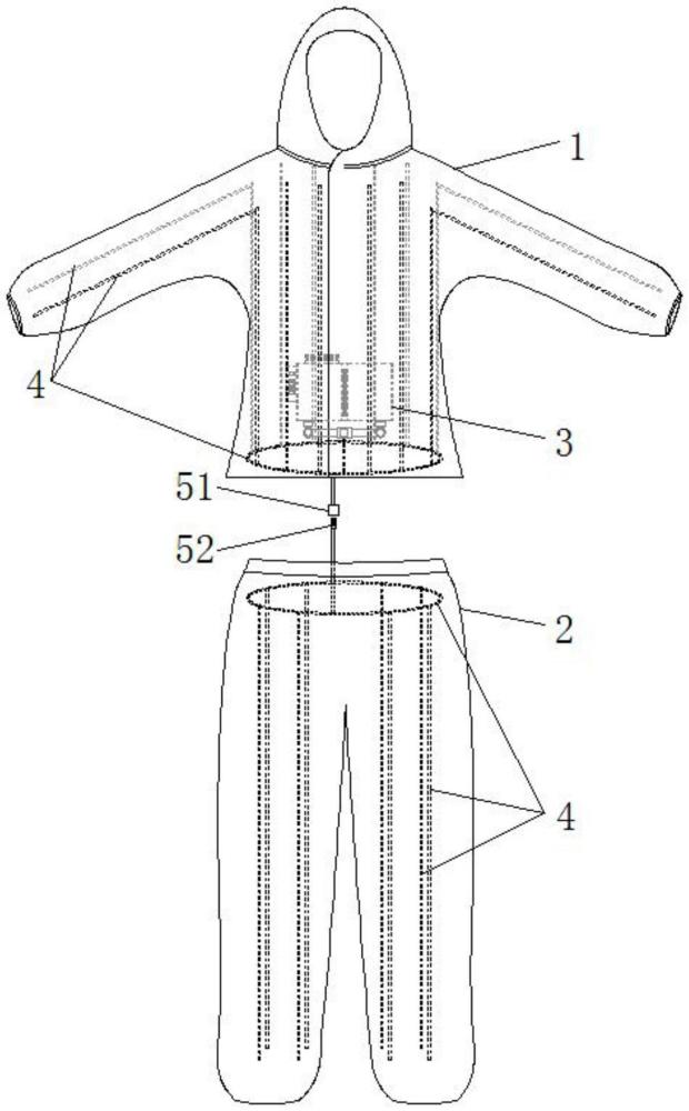 一種恒溫舒適絕緣服的制作方法