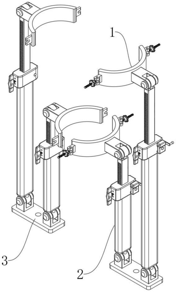 一種建筑石柱施工用支撐裝置的制作方法