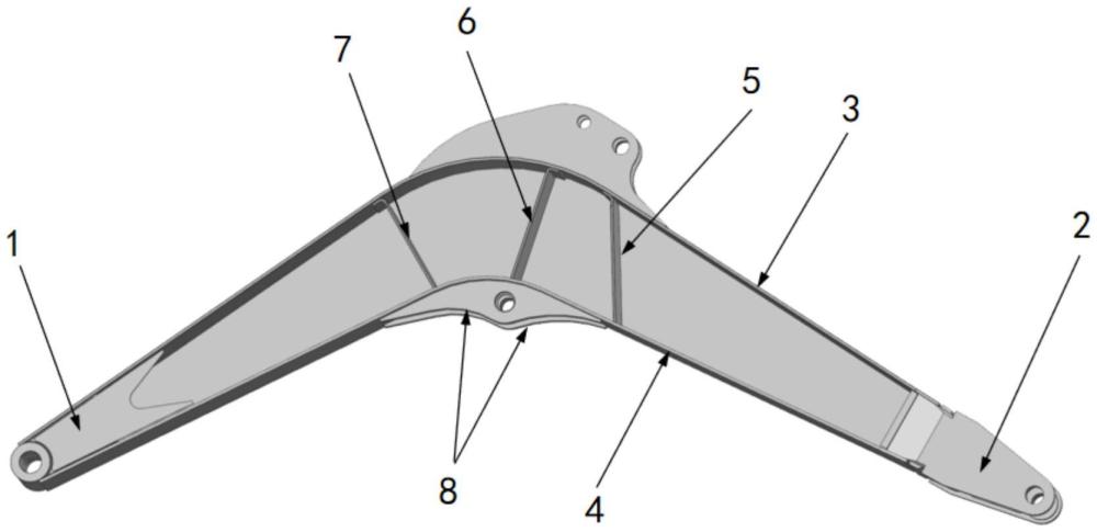 一種動(dòng)臂加強(qiáng)結(jié)構(gòu)的制作方法