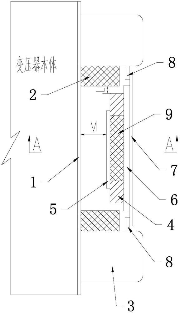 一種變壓器用隔聲板結(jié)構(gòu)的制作方法