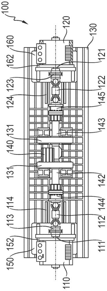 用于測試機動車的能電驅動的車橋模塊的測試臺和模塊化系統的制作方法