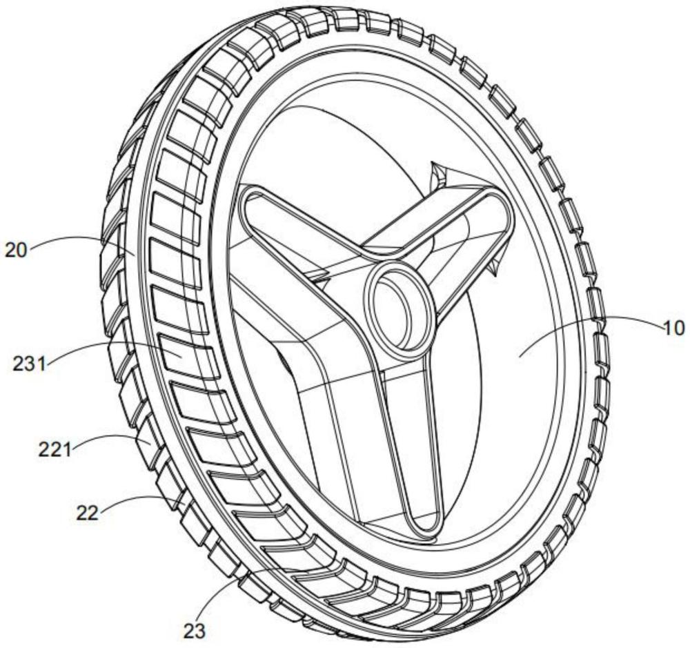 一種童車腳輪的制作方法