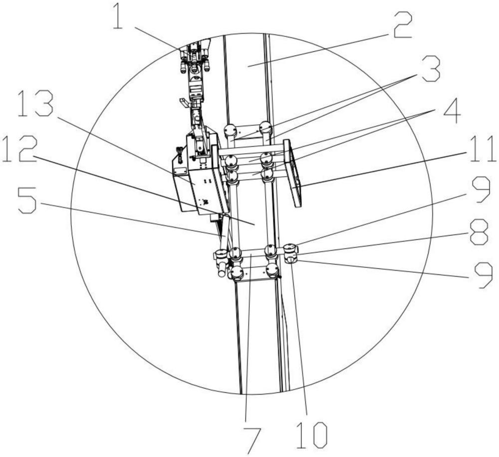 一種防晃動(dòng)的往復(fù)式噴涂機(jī)的制作方法