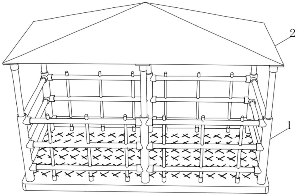 一種建筑高空作業(yè)用安全防護(hù)裝置的制作方法