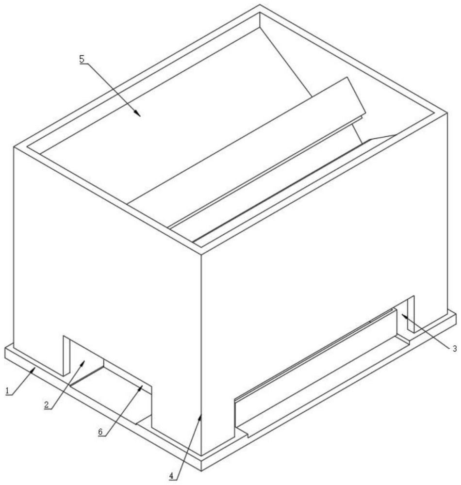 一種龍門(mén)機(jī)床排屑床身的制作方法