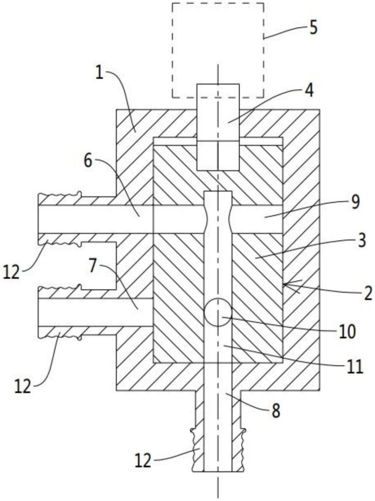 一種機(jī)械式暖風(fēng)水閥的制作方法