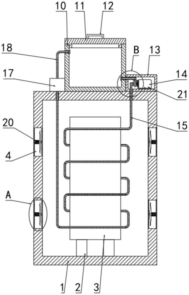 螺桿空壓機冷卻系統的制作方法