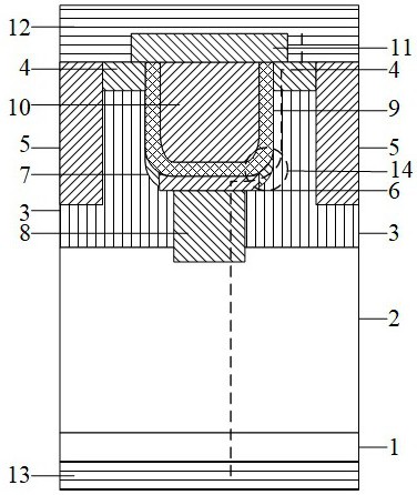 一種帶有突出P阱的UMOSFET器件及其制備方法與流程