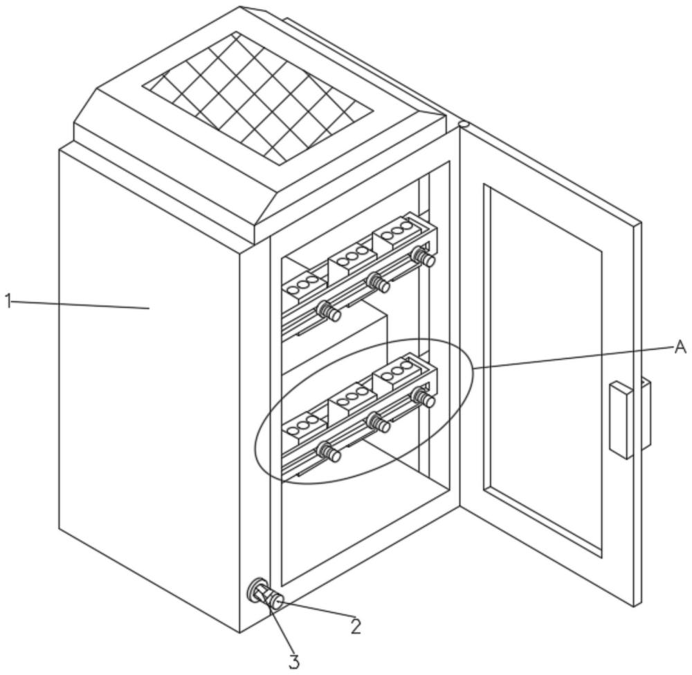 一種具有夾線機(jī)構(gòu)的機(jī)柜的制作方法