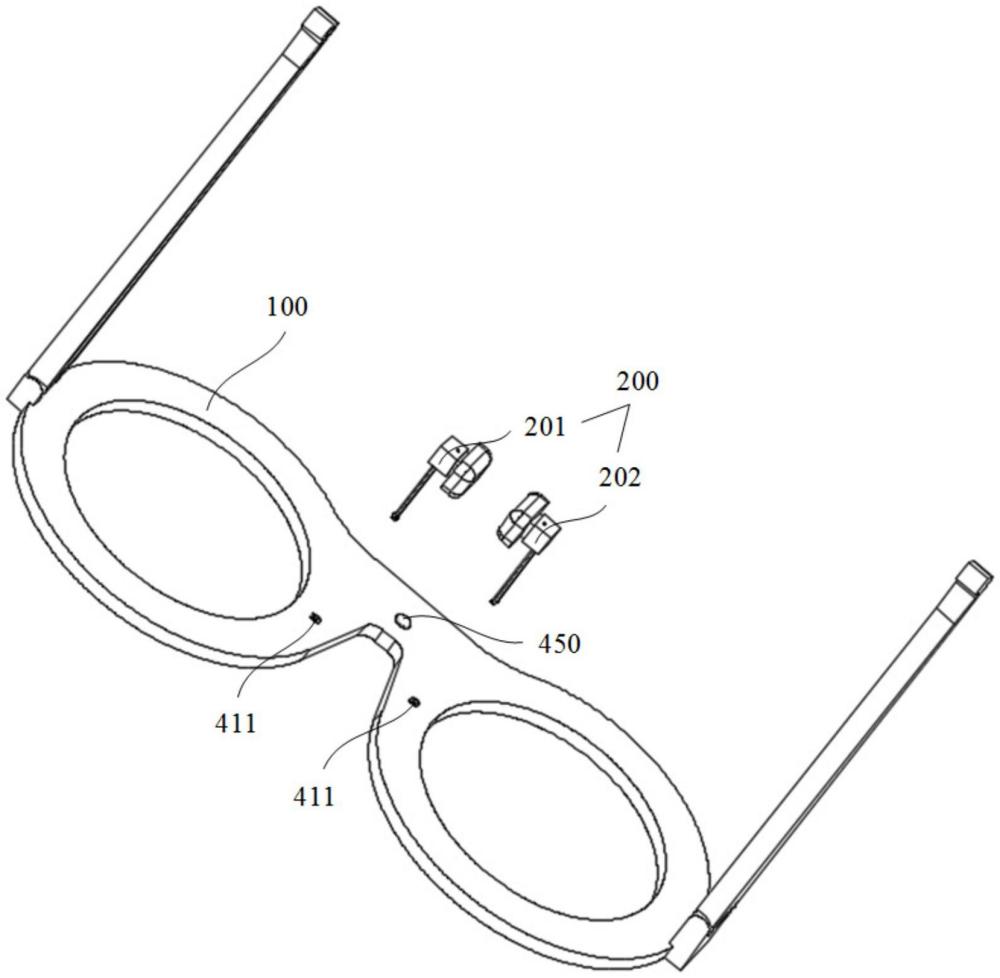 眼鏡組件和智能眼鏡的制作方法