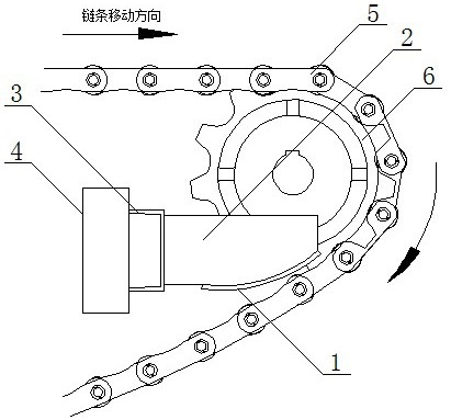 一种甘蔗糖厂称蔗台与喂蔗台防绞链装置的制作方法