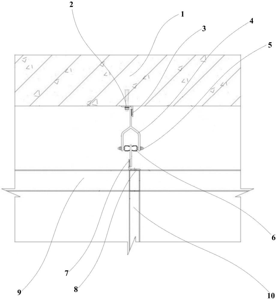 一种连接屏蔽机房与主体建筑的结构的制作方法