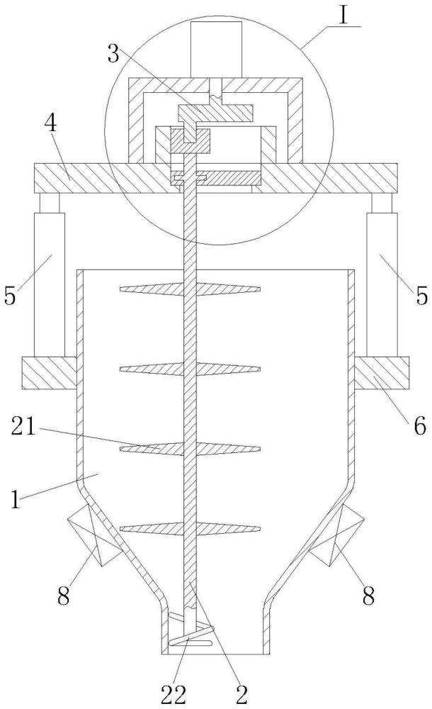 一種注塑機防堵料斗的制作方法