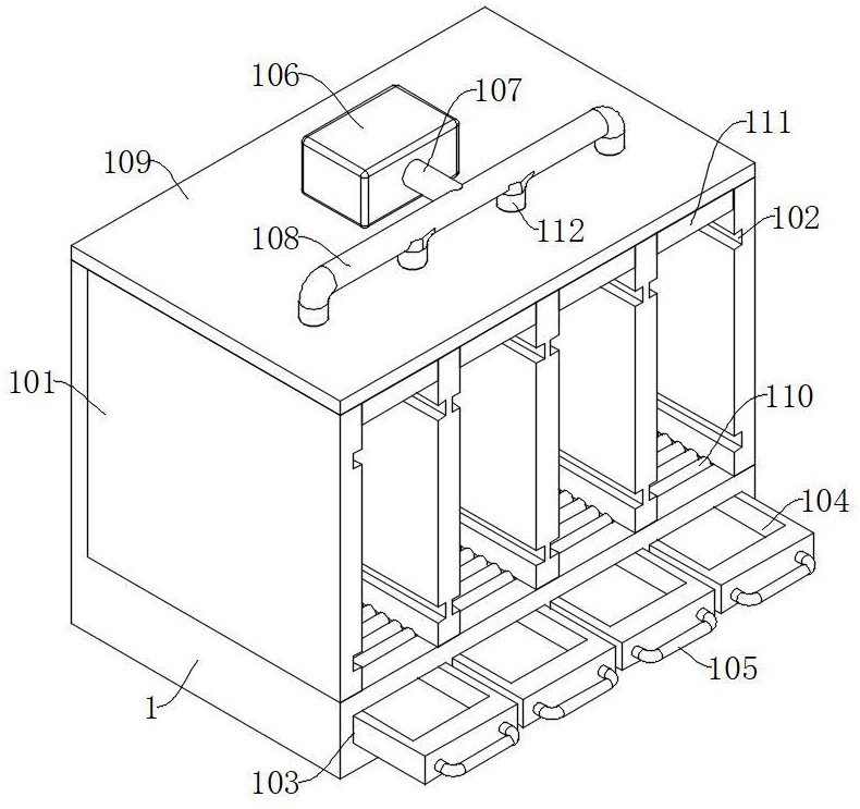 一种建筑水泥防潮堆放干燥架的制作方法