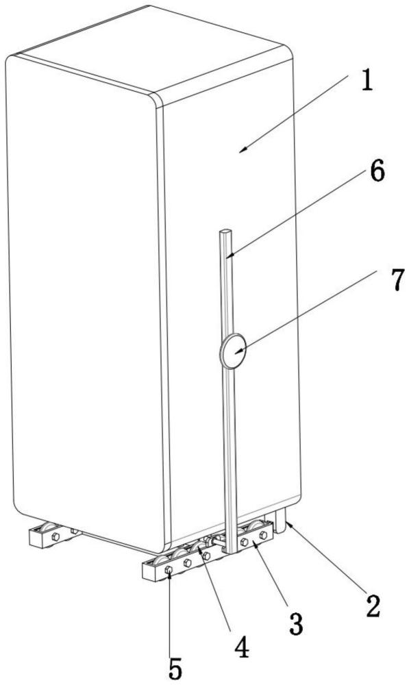 一種方便移動(dòng)的室內(nèi)通訊機(jī)柜的制作方法