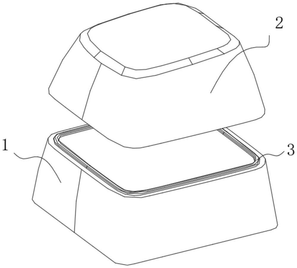 一种具有液体流沙键帽的制作方法