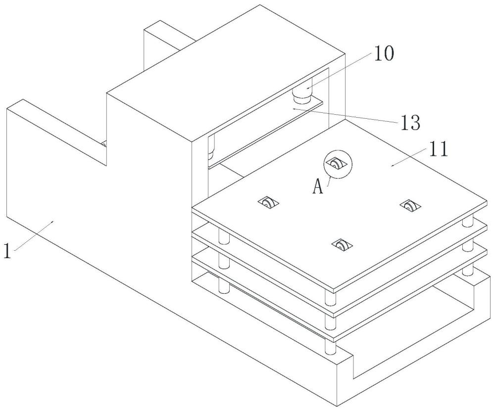 一種木制建筑模板貼面熱壓機(jī)的制作方法