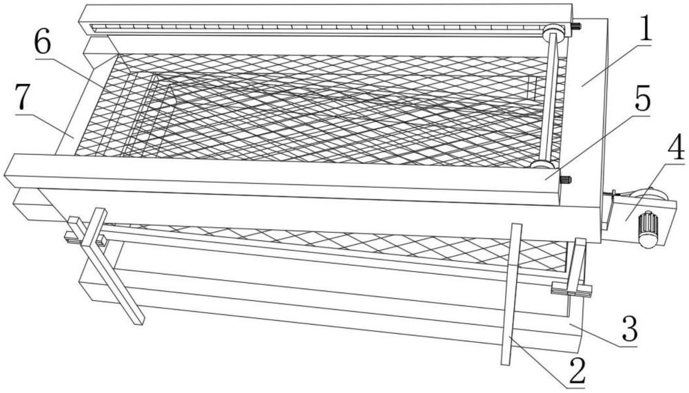 一种建筑用建筑骨料多级筛选设备的制作方法