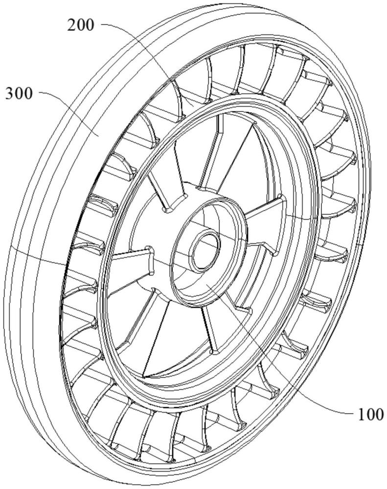 非充氣輪胎的胎面、加工方法及車輪與流程