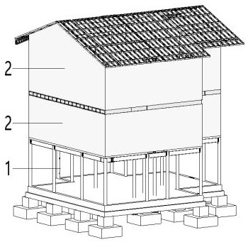 一種適用于鄉(xiāng)村民居的裝配式鋼結(jié)構(gòu)體系及設(shè)計(jì)方法與流程