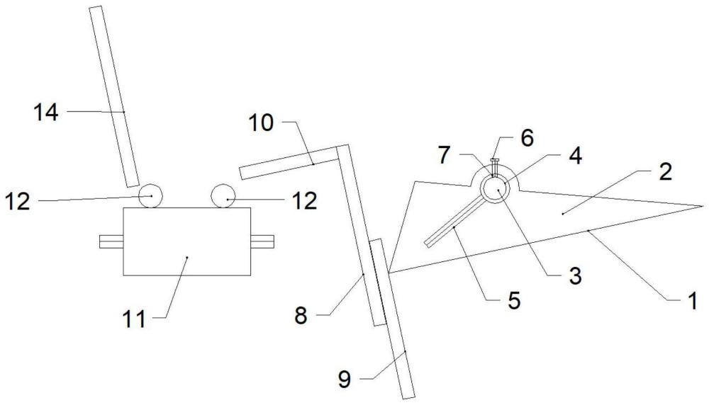 一种闭门器活塞倾斜送料台及送料装置的制作方法