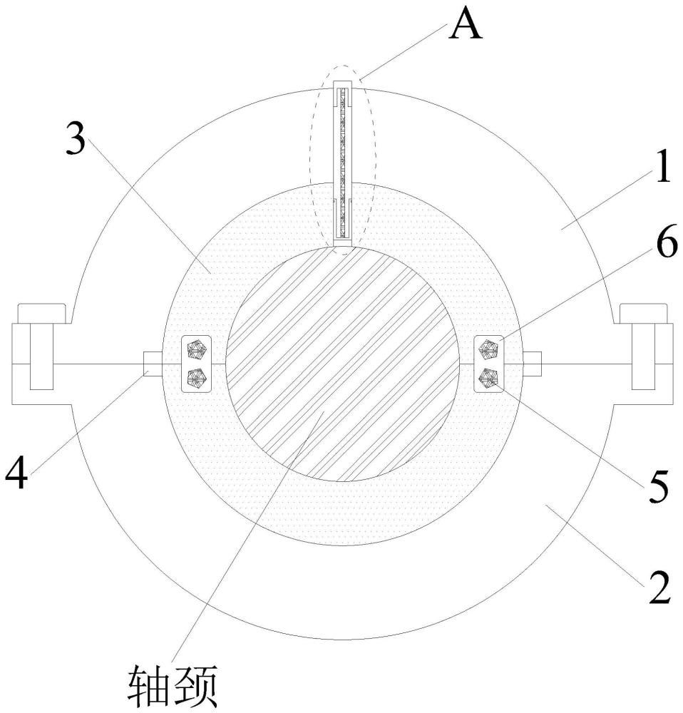 一种用于泵站水泵的轴瓦结构的制作方法