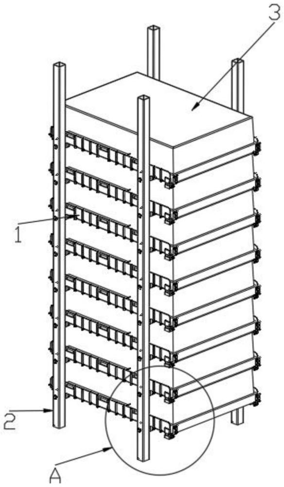 一种高分子材料电池架的制作方法