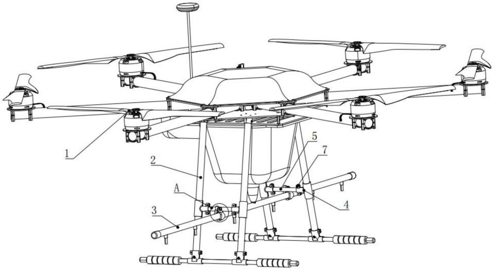 方便撒药管更换的植保无人机的制作方法