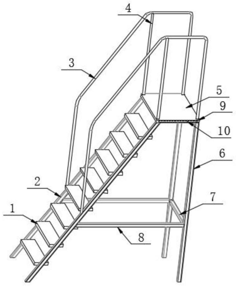 一种电气化施工多功能工作梯的制作方法