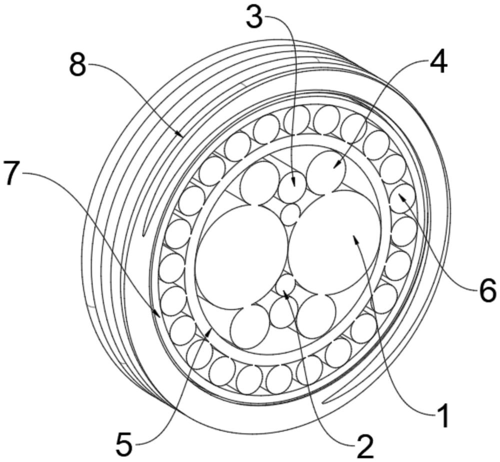 一种再生环保的双芯纱线的制作方法