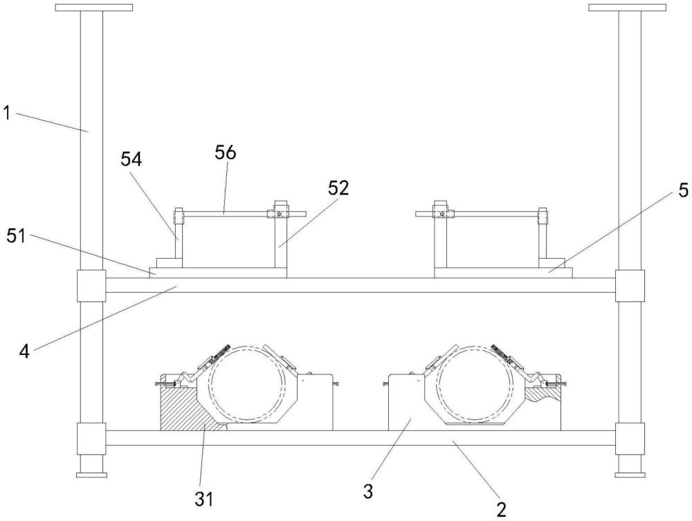 一種建筑施工用管線(xiàn)支架的制作方法