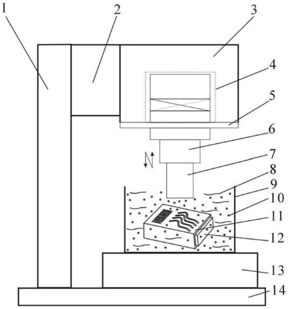 基于3D打印模具的微流道超声加工装置及方法