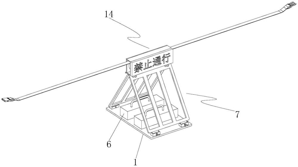 一种建筑施工用临时安全警示装置的制作方法